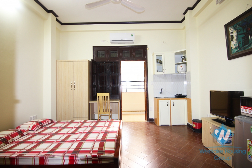 Lovely fully furrnished studio for rent in Doi Can, Ba Dinh, Ha Noi